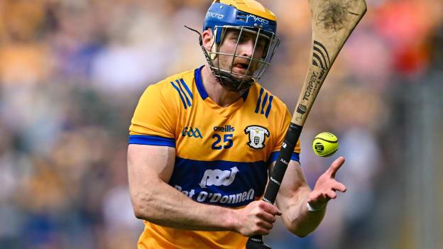 Clare's Seadna Morey scored two points against Offaly. Photo by Piaras Ó Mídheach/Sportsfile