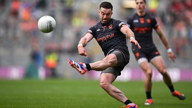 Aidan Forker of Armagh during the GAA Football All-Ireland Senior Championship semi-final match between Armagh and Kerry at Croke Park in Dublin. Photo by Seb Daly/Sportsfile.