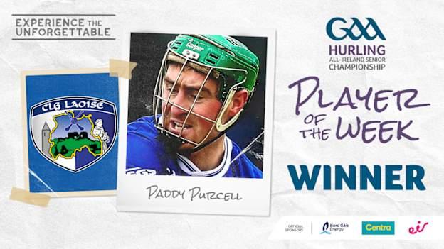 GAA.ie Hurler of the Week Paddy Purcell.