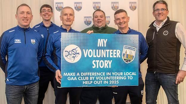 L-R Barry Dunne (Waterford GDC), Gavin Whelan (Waterford GDC), James Lacey (Waterofod GDC), Maurice Dee (Waterford Bord na nÓg), Conor Prendergast (Waterford GDC) and Conor Mulhall (Waterford GAA Coaching Officer) Photo: Seán Byrne.