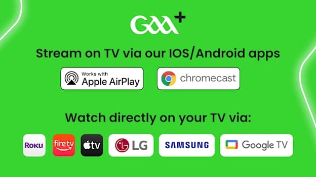 GAA+ ways to watch. 