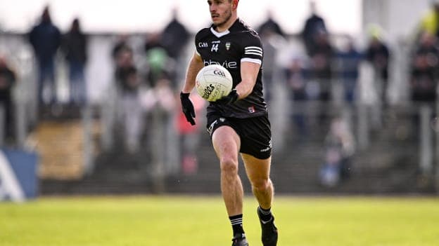 Sligo football team captain, Niall Murphy. 