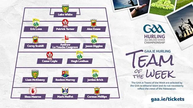 This week's GAA.ie Hurling Team of the Week.