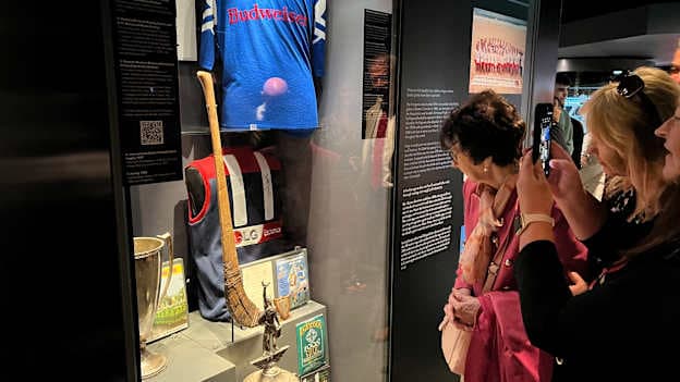 The new GAA Museum exhibition celebrating the life of New York footballer, Damian Meehan, who was killed in the 9/11 terrorist attacks.