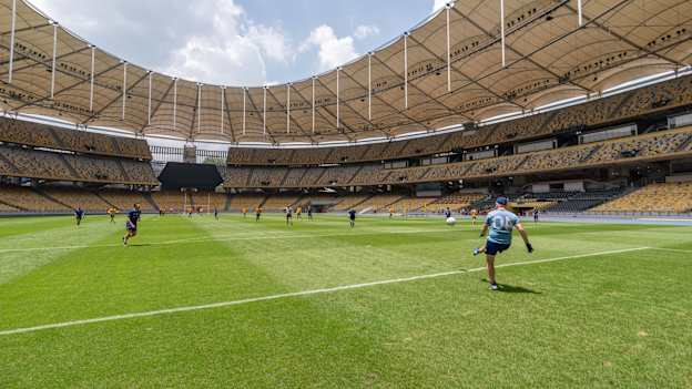 The Bukil Jalil National Stadium in Kuala Lumpur has a capacity of 85,500. 