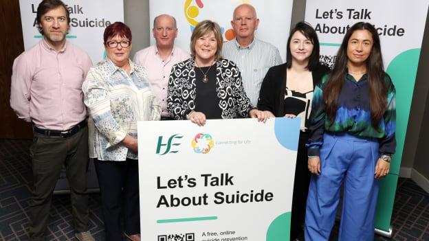 The Curry GAA club in Sligo played a central role at the launch last week of a new, free, online suicide prevention training programme, ‘Let’s Talk About Suicide'.