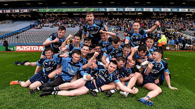 Gallen CS Ferbane won the All-Ireland Colleges B Paddy Drummond Cup at Croke Park in 2016. Photo by Ray McManus/Sportsfile