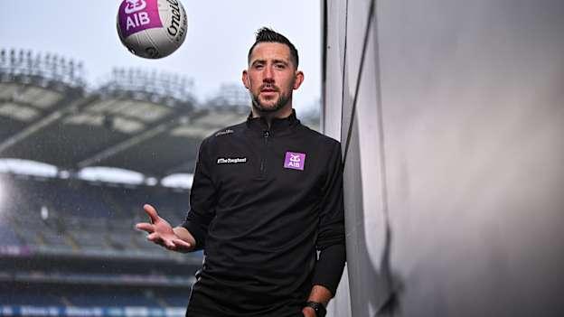 Former Donegal footballer Mark McHugh, pictured today for AIB ahead of GAA All-Ireland Senior Football Championship semi-final between Donegal and Galway this Sunday, July 14th. AIB have also today announced the return of the Volunteer VIP competition which gives GAA volunteers the opportunity to win a money can’t buy behind the scenes tour of Croke Park, on the morning of the GAA All-Ireland Senior Football final as well as tickets to the match. Details on how to enter the Volunteer VIP competition will be announced on Monday, July 15th. For exclusive content and behind the scenes action from the GAA All-Ireland Senior Football Championships follow @AIB_GAA on X and Instagram and on Facebook at www.facebook.com/AIBGAA. Photo by Sam Barnes/Sportsfile