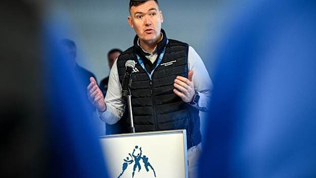 National Head of Hurling CLG William Maher during a Hurling Development Committee Club Refresher Pack Presentation at Croke Park in Dublin. Photo by Seb Daly/Sportsfile.