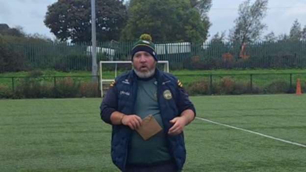 Seir Kieran chairperson Shane Murphy addressing Birr underage players and mentors. Photo by Birr GAA