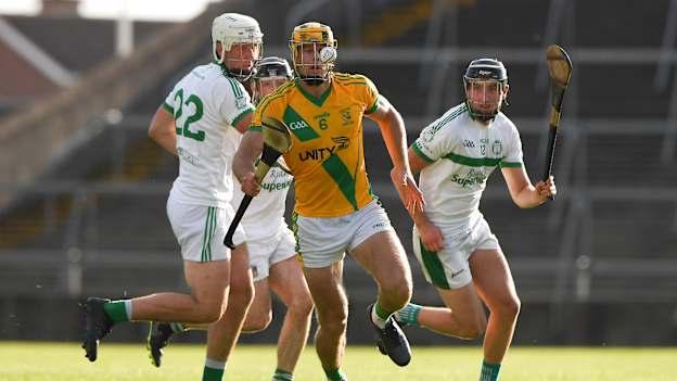 Dan Morrissey of Ahane in action Kilmallock in the 2020 Limerick SHC.