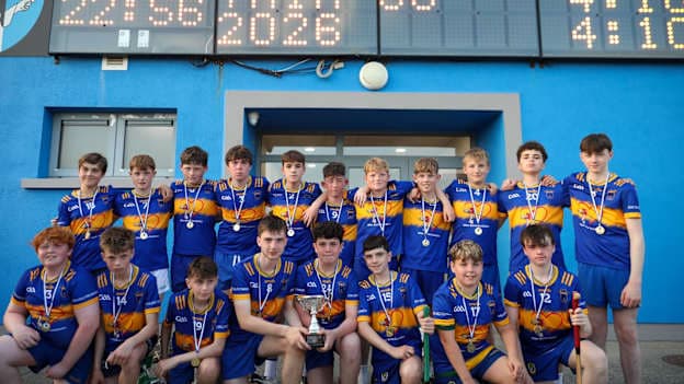 The Athleague/Tremane/Oran hurlers who won the Division 2 Cup at the Connacht Táin Óg U14 finals. 