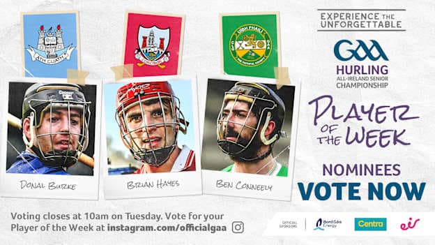 GAA.ie Hurler of the Week nominees