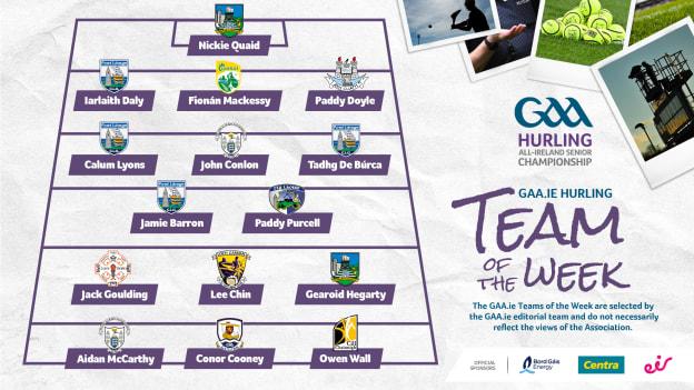 This week's GAA.ie Hurling Team of the Week.