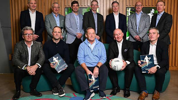 The GAA Football Review Committee members pictured at Croke Park. Photo by Seb Daly/Sportsfile