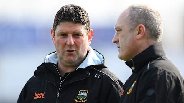 Tipperary senior hurling team selector Declan Laffan and manager Liam Cahill. Photo by Stephen McCarthy/Sportsfile