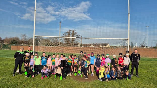 Down GAA organised three taster hurling sessions early in the year. Photo by Down GAA