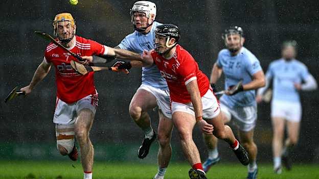 JJ Carey, Na Piarsaigh, and Richie English and Darragh O'Donovan, Doon, in Limerick SHC action. Photo by Ray McManus/Sportsfile