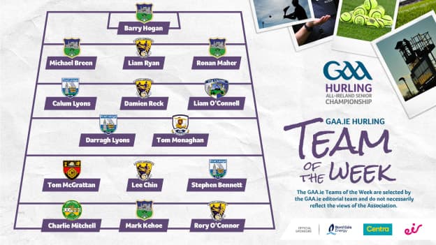 This week's GAA.ie Hurling Team of the Week. 