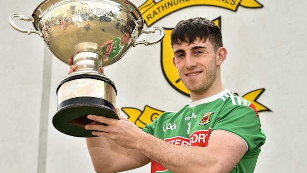 Movember Ahead of the Game Program Manager and Mayo hurler, Corey Scahill.