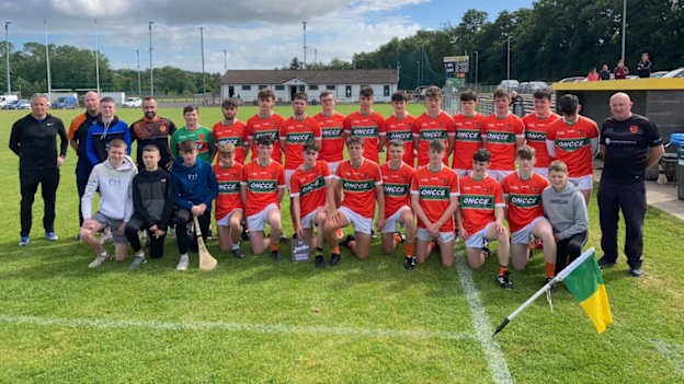 The Lavey team that won the 2022 U-17 Táin Óg League. Most of them now play for the club's senior team. 
