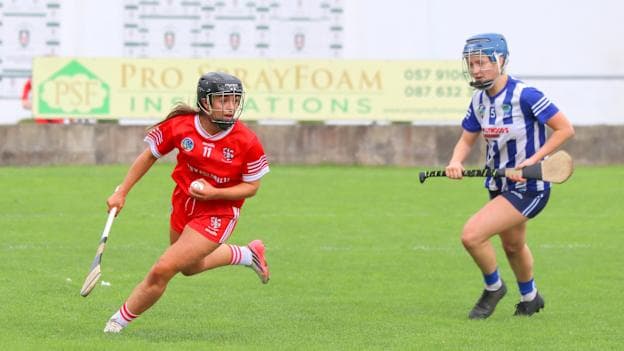 Sharon Shanahan in action for Shinrone in the Offaly Senior Camogie Final. 