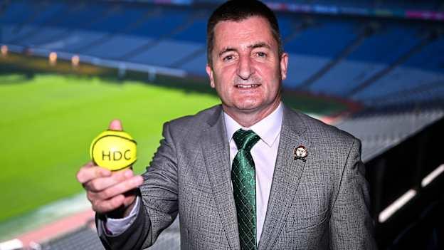 Terry Reilly, chairperson of the Hurling Development Committee, during the Hurling Development Committee media event at Croke Park in Dublin. Photo by Piaras Ó Mídheach/Sportsfile.