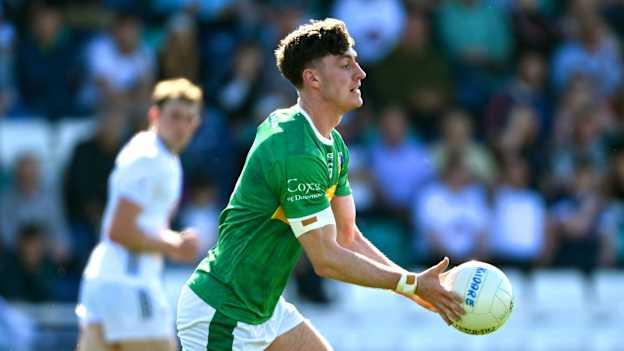 Mark Diffley of Leitrim during the Táilteann Cup Round 1 match between Kildare and Leitrim at Cedral St Conleth's Park in Newbridge, Kildare. Photo by Daire Brennan/Sportsfile.