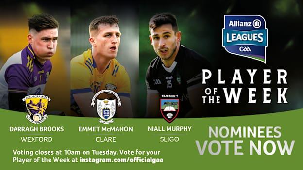 GAA.ie Footballer of the Week nominees.