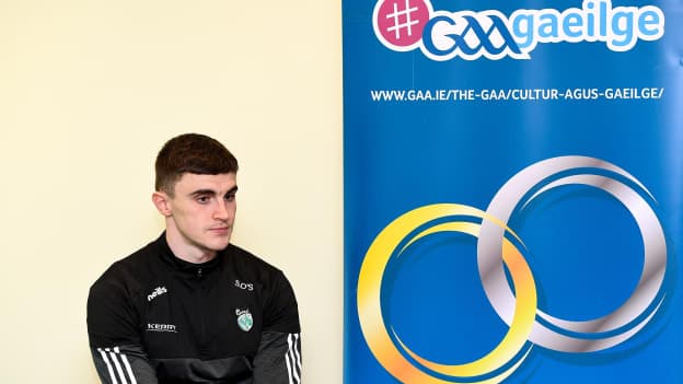 Ambasadóir Gaeilge CLG, Seán O'Shea, i bPáirc an Chrócaigh níos túisce an mhí seo