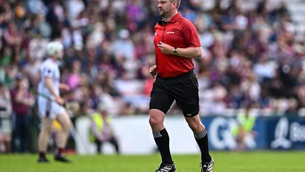 Thomas Walsh will referee the Munster SHC Final. Photo by Piaras Ó Mídheach/Sportsfile