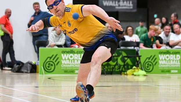John Coggeran, Kilglass, Roscommon in action during the oneills.com World Wallball Championships at UL Sport Arena. Photo by Stephen Marken/Sportsfile
