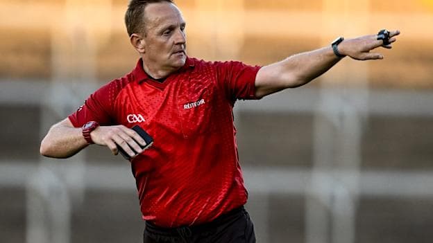 Eamonn Furlong to referee Joe McDonagh Cup Final