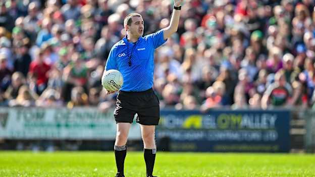 Noel Mooney will referee the Munster SFC Final. Photo by Sam Barnes/Sportsfile
