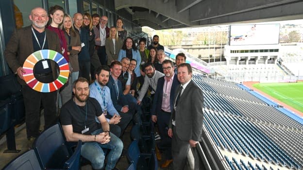 Attendees during the Activating The Sport Sector For Sustainability ACCESS GAA Multiplier Event at Croke Park in Dublin. Photo by Harry Murphy/Sportsfile