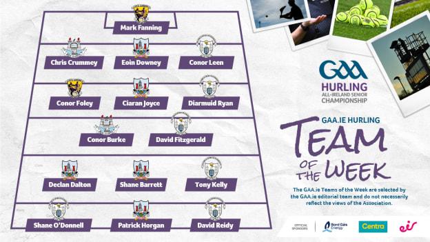 This week's GAA.ie Hurling Team of the Week.
