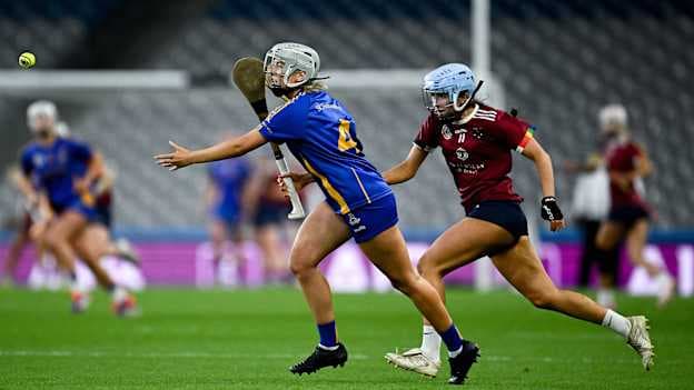 St Finbarr's Gráinne Cahalane in action during the drawn AIB All-Ireland Club Senior Camogie Final against Athenry. Photo by Seb Daly/Sportsfile