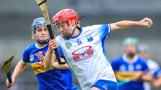 Waterford star Beth Carton races through the Tipperary defence in the Glen Dimplex All-Ireland Senior Camogie semi-final. 