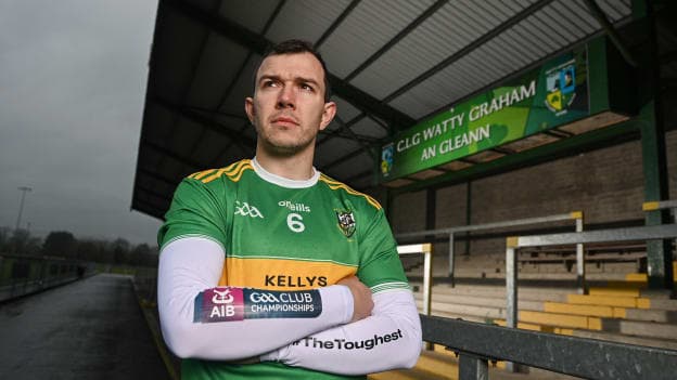 Michael Warnock of Watty Graham’s Glen GAC, Derry, pictured ahead of the AIB GAA All-Ireland Football Senior Club Championship Semi-Final, which takes place this Sunday, January 8th at Croke Park at 3.30pm. The AIB GAA All-Ireland Club Championships features some of #TheToughest players from communities all across Ireland. It is these very communities that the players represent that make the AIB GAA All-Ireland Club Championships unique. Now in its 32nd year supporting the GAA Club Championships, AIB is extremely proud to once again celebrate the communities that play such a role in sustaining our national games.