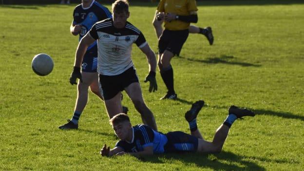 Mick Malone in action for Mullinavat against Shandonagh in the AIB Leinster Club Intermediate Football quarter-final. 