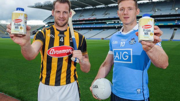 Jackie Tyrell and Paul Flynn pictured at the launch of Vanilla flavoured Avonmore Protein Milk.