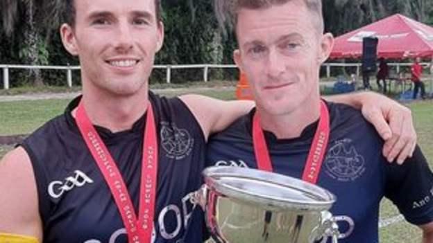 Paddy Campbell, right, with fellow club founder Conor Wall. 