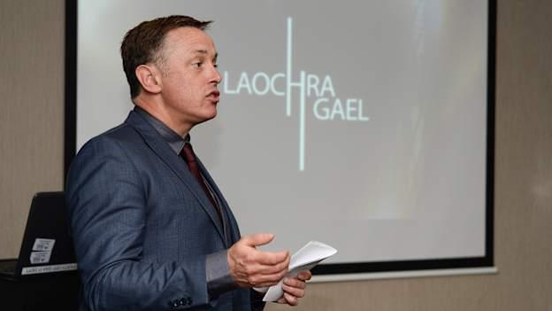 Micheal O Domhnaill pictured at the Laochra Gael launch at Croke Park on Friday evening.