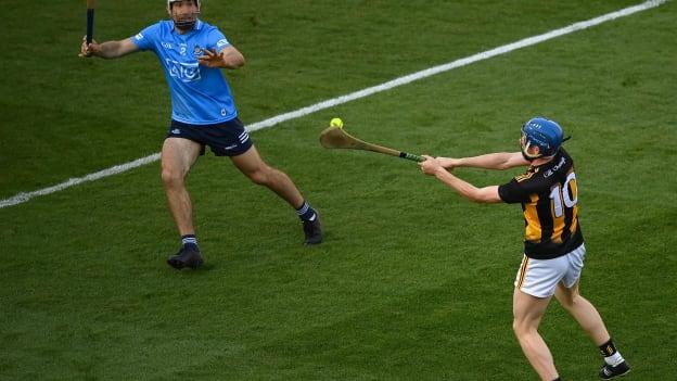 Dublin's Paddy Smyth in action against Kilkenny's John Donnelly in the Leinster SHC Final. 