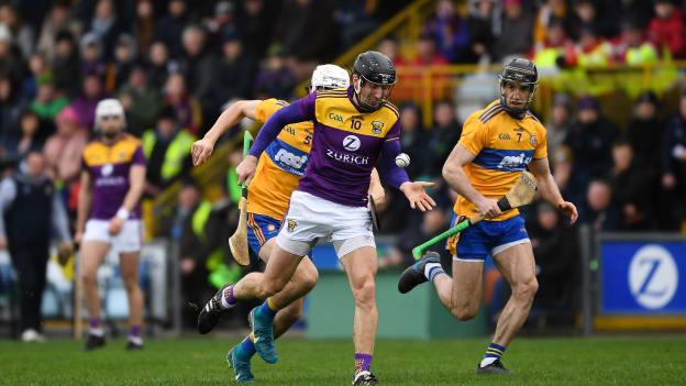 Wexford's Liam Og McGovern on the attack at Chadwicks Wexford Park.