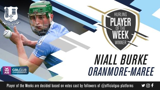 GAA.ie Hurler of the Week Niall Burke.