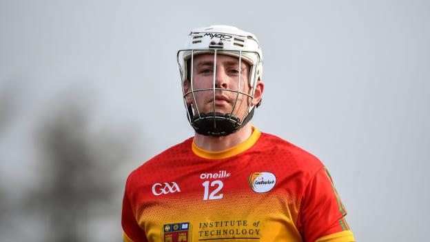 Kevin McDonald was on target with two vital goals for Carlow this afternoon in Newbridge. 