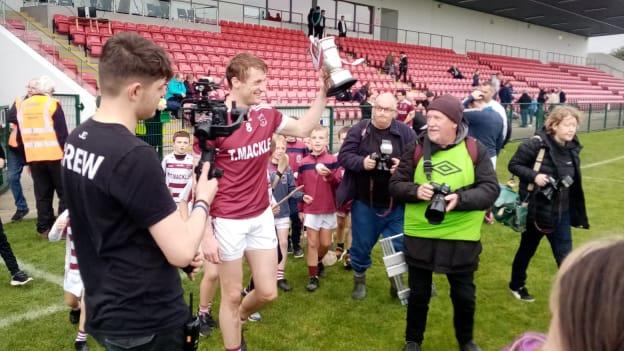Slaughtneil captain Brendan Rogers scored 3-2 in the Derry SHC Final on Sunday at Owenbeg.