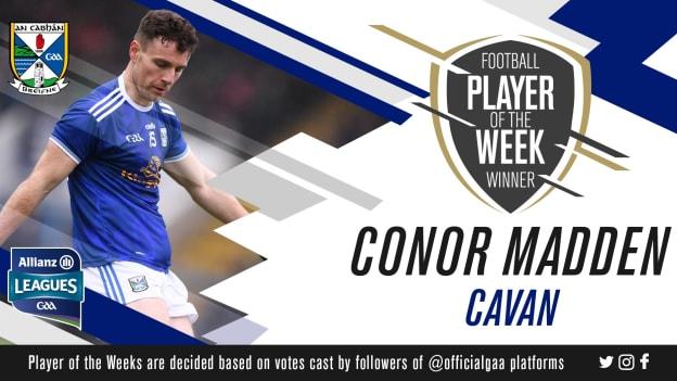 GAA.ie Footballer of the Week Conor Madden.