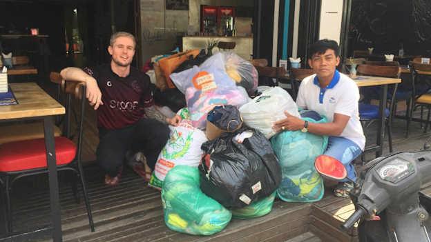 Cairde Khmer give back to their community with charitable initiatives such as clothes drives. 
